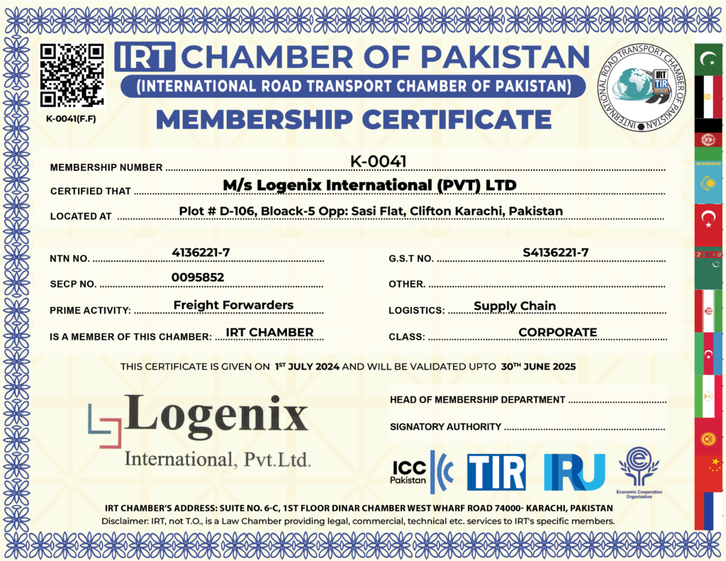 Logenix certificate 3 logenix