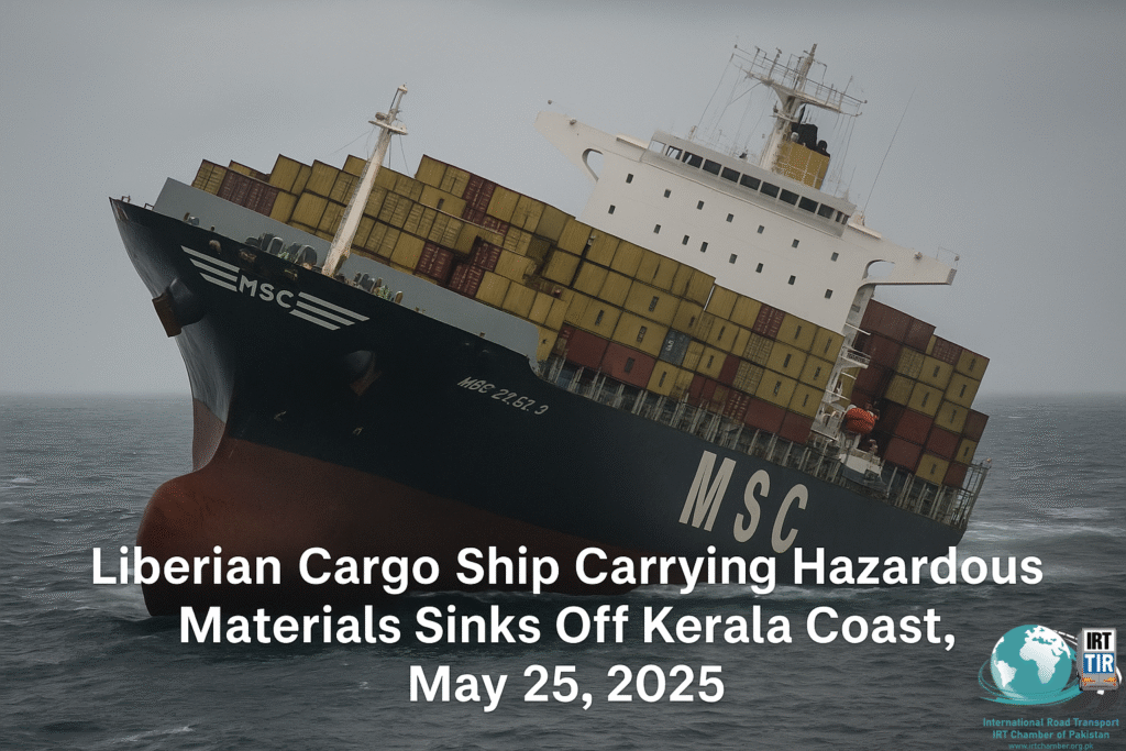 Liberian Cargo Ship Carrying Hazardous Materials Sinks Off Kerala Coast, Sparking Global Environmental Concerns 1 Untitled design