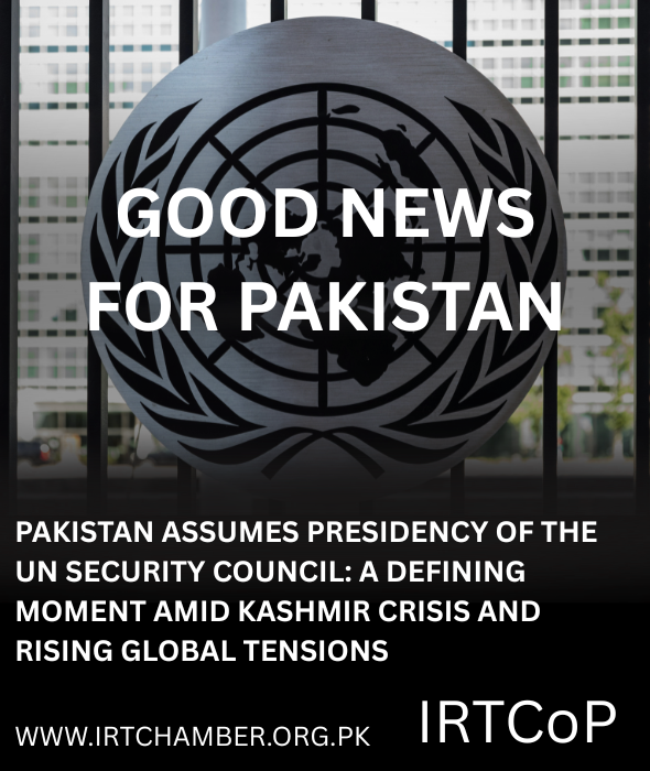 Pakistan Assumes Presidency of the UN Security Council: A Defining Moment Amid Kashmir Crisis and Rising Global Tensions 1 GOOD NEWS FOR PAKISTAN