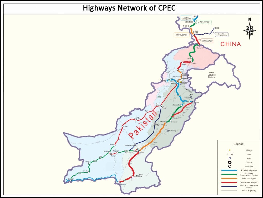 Highway Network of cpec