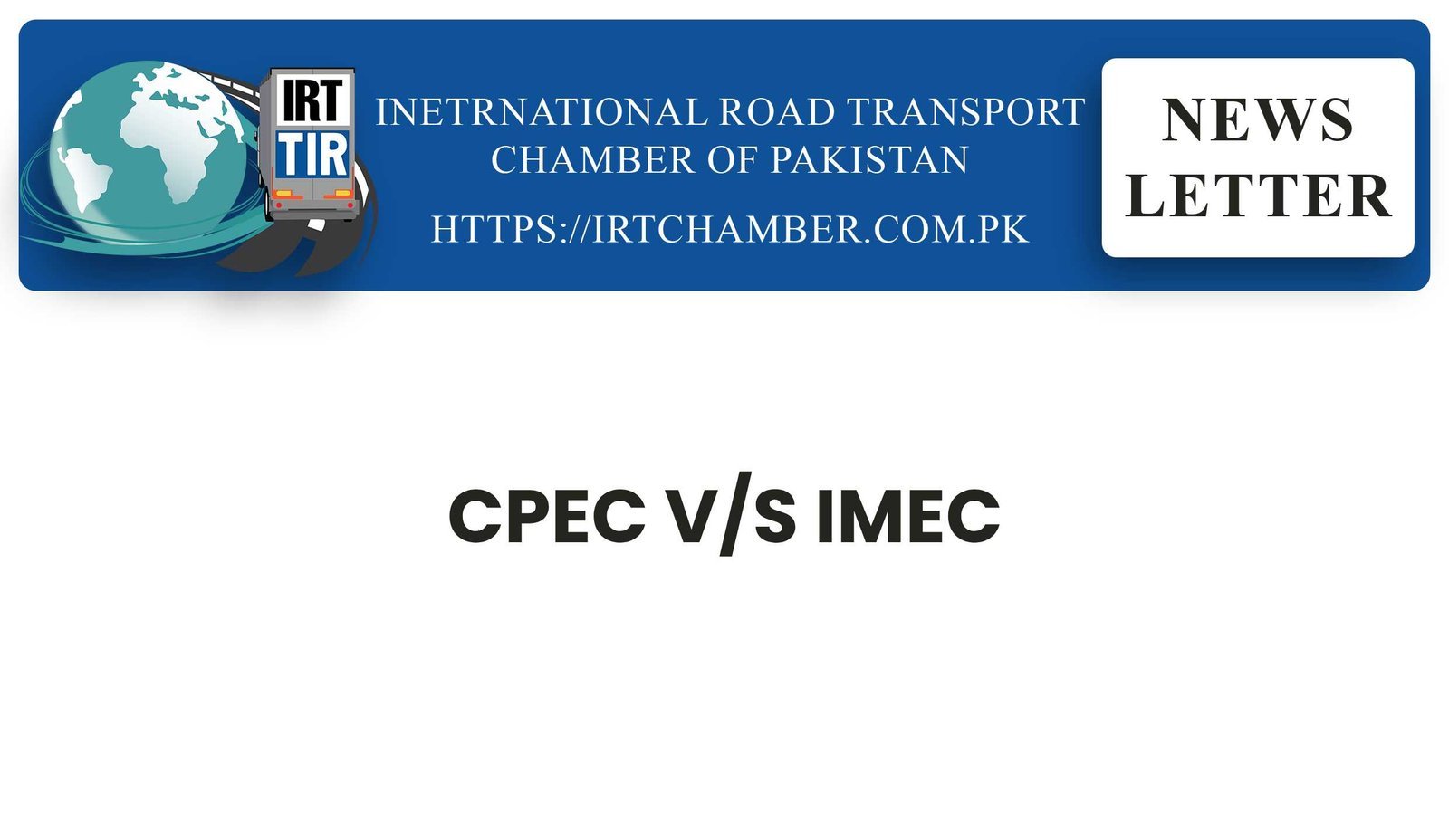 Resuming of Transit under TIR for Central Asian States (CARs)