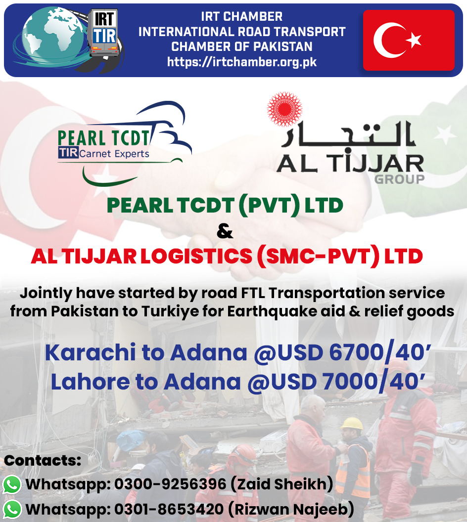 Pearl TCDT and Al Tijjar Logistics jointly have started by road FTL Transportation.